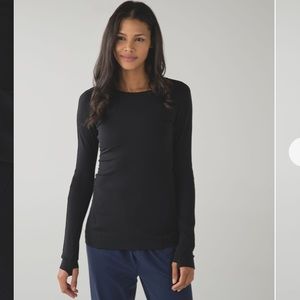 Lululemon Black On the Go Long Sleeve Shirt 4